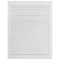 Porta a persiana in legno massello di pino bianco 69 x 494 cm 02_0003885