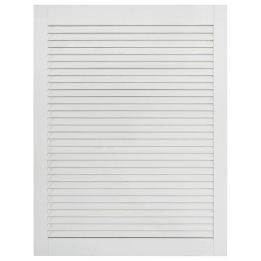 Porta a persiana in legno massello di pino bianco 69 x 494 cm 02_0003885