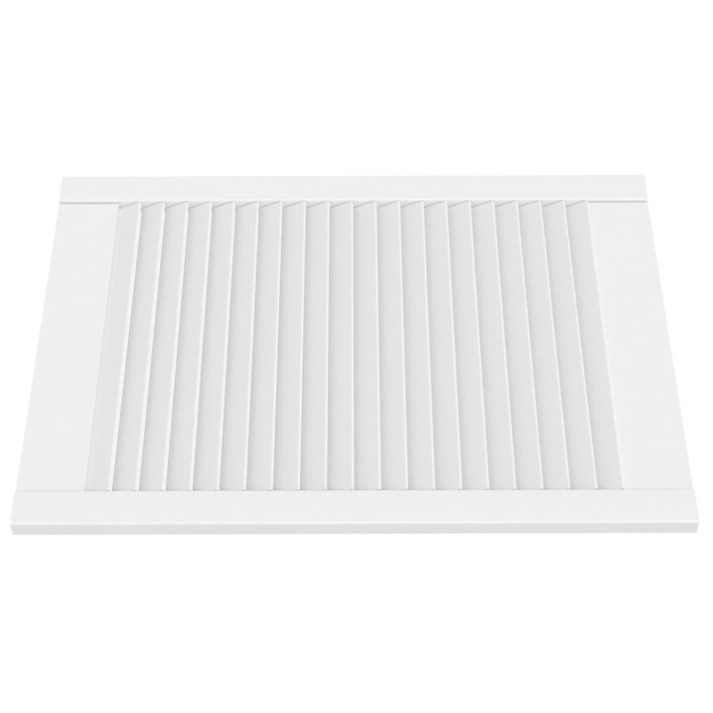 Anta a Lamelle Bianca 69x49,4 cm in Legno di Pino 151163