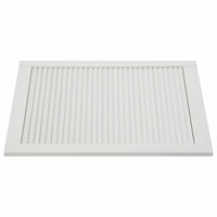 Porta a persiana in legno massello di pino bianco 69 x 494 cm 02_0003885