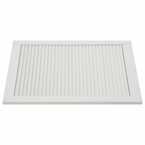 Porta a persiana in legno massello di pino bianco 69 x 494 cm 02_0003885