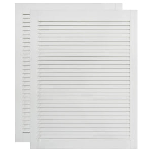 Ante a persiana 2 pezzi in legno di pino massiccio bianco 69x49,4 cm 02_0003909