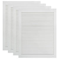 Ante a persiana 4 pezzi in legno di pino massiccio bianco 69 x 49,4 cm 02_0003933