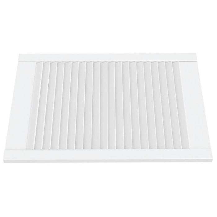 Ante a Lamelle 4 pz in Legno Massello di Pino Bianche 69x49,4cm cod mxl 58010