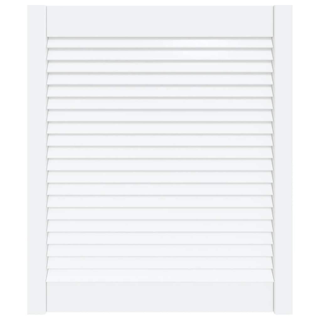 Anta a Lamelle Bianca 69x59,4 cm in Legno di Pino 151166