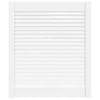 Anta a Lamelle Bianca 69x59,4 cm in Legno di Pino 151166