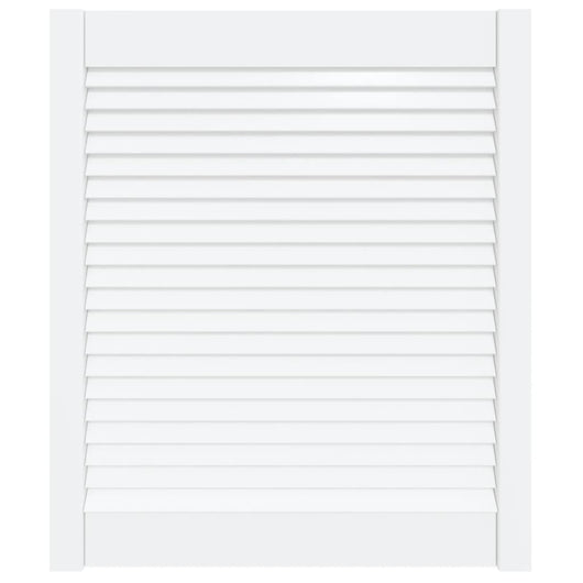 Anta a Lamelle Bianca 69x59,4 cm in Legno di Pino 151166