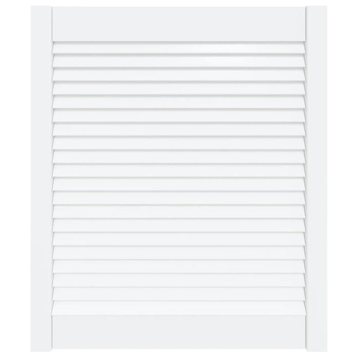 Anta a Lamelle Bianca 69x59,4 cm in Legno di Pino 151166