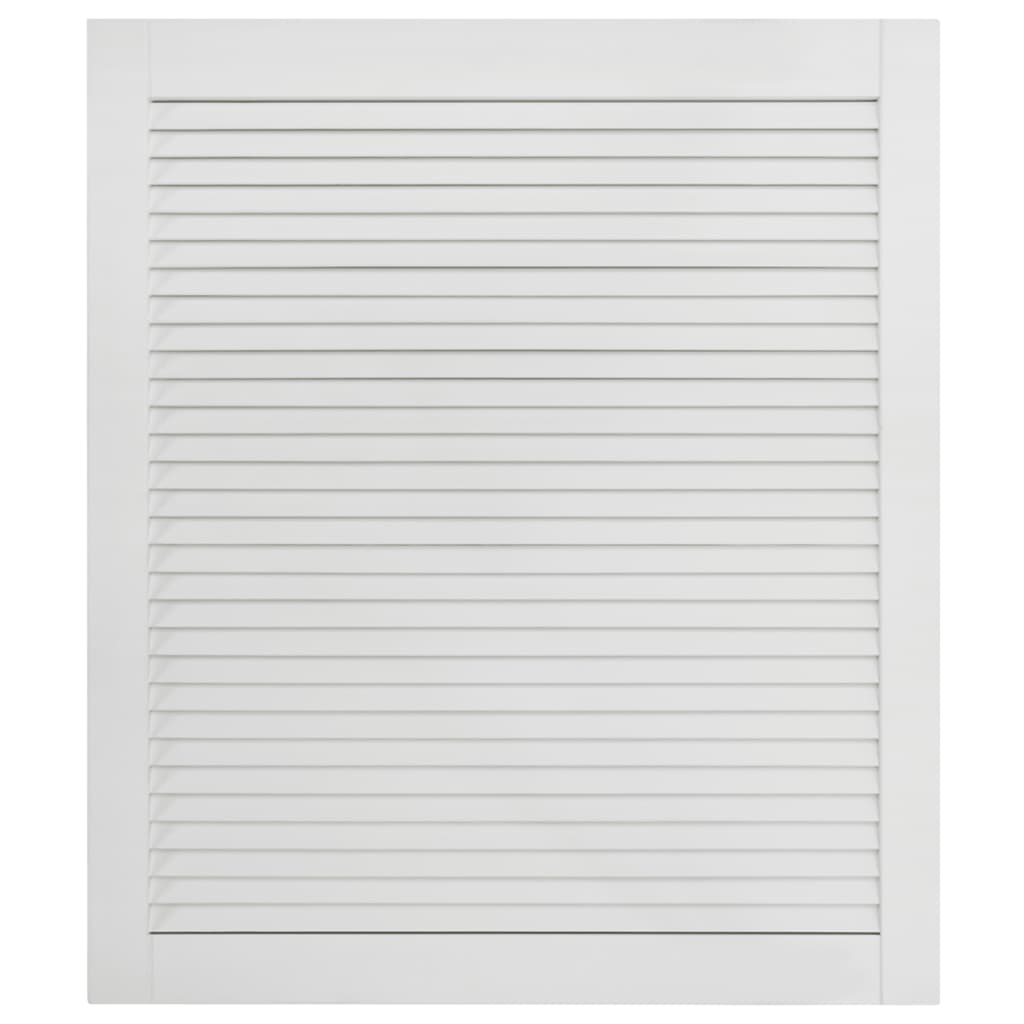 Porta persiana in legno massello di pino 69 x 59,4 cm bianco 02_0003886