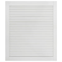 Porta persiana in legno massello di pino 69 x 59,4 cm bianco 02_0003886