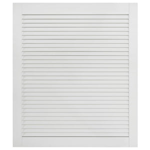 Porta persiana in legno massello di pino 69 x 59,4 cm bianco 02_0003886