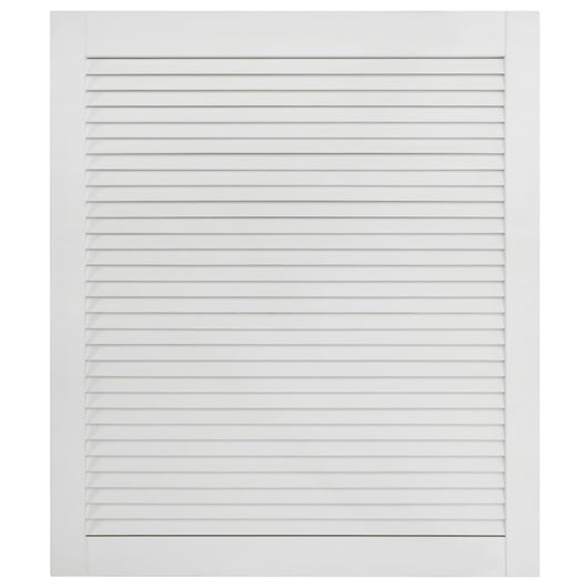 Porta persiana in legno massello di pino 69 x 59,4 cm bianco 02_0003886