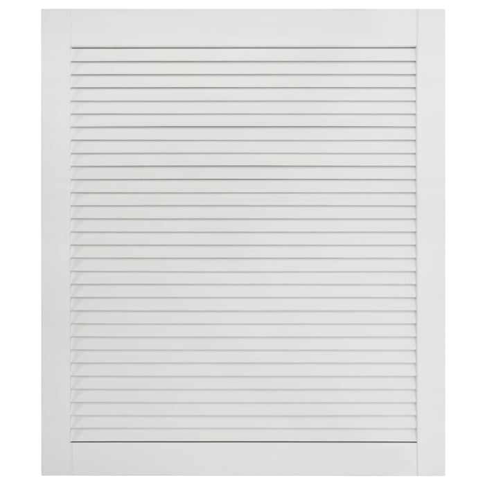 Porta persiana in legno massello di pino 69 x 59,4 cm bianco 02_0003886