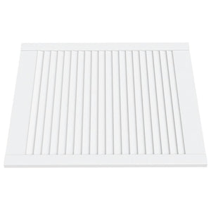 Ante a Lamelle Bianche 2 pz Bianche 69x59,4 cm Legno di Pino 151167