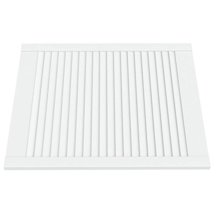 Ante a Lamelle 4 pz Bianche 69x59,4 cm in Legno di Pino 151168