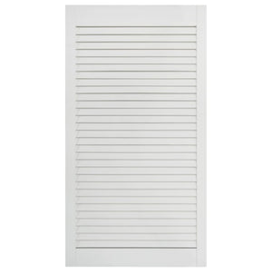 Porta a persiana 99,3 x 39,4 cm legno massello di pino bianco 02_0003887