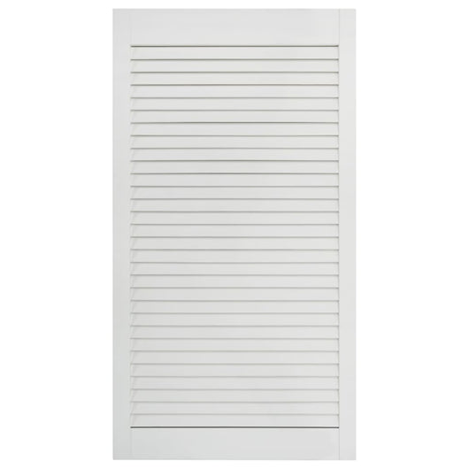Porta a persiana 99,3 x 39,4 cm legno massello di pino bianco 02_0003887