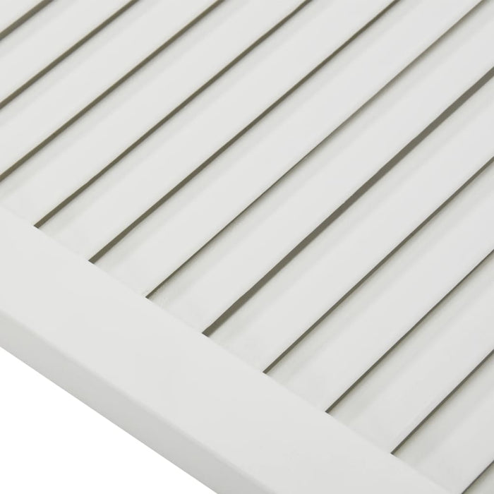 Porta a persiana 99,3 x 39,4 cm legno massello di pino bianco 02_0003887