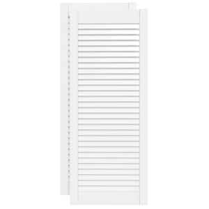 Ante a Lamelle 2 pz Legno Massello di Pino Bianco 99,3x39,4 cm cod mxl 62371