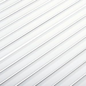 Ante a Lamelle 4 pz Bianche 99,3x39,4 cm in Legno di Pino 151171