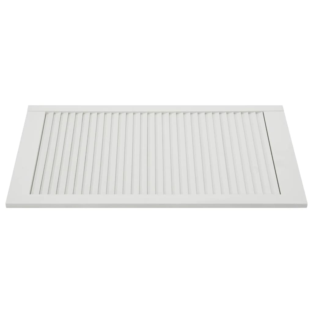 Porta a persiana 99,3 x 49,4 cm legno massello di pino bianco 02_0003888