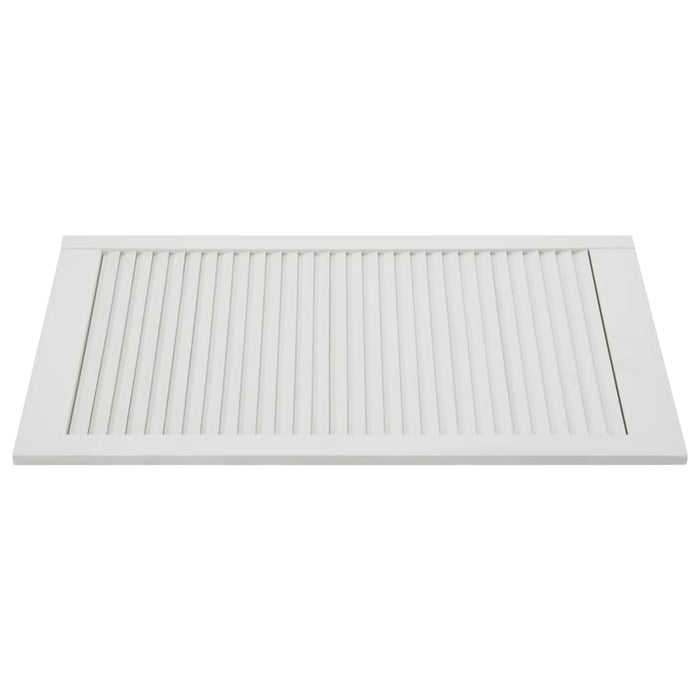 Porta a persiana 99,3 x 49,4 cm legno massello di pino bianco 02_0003888