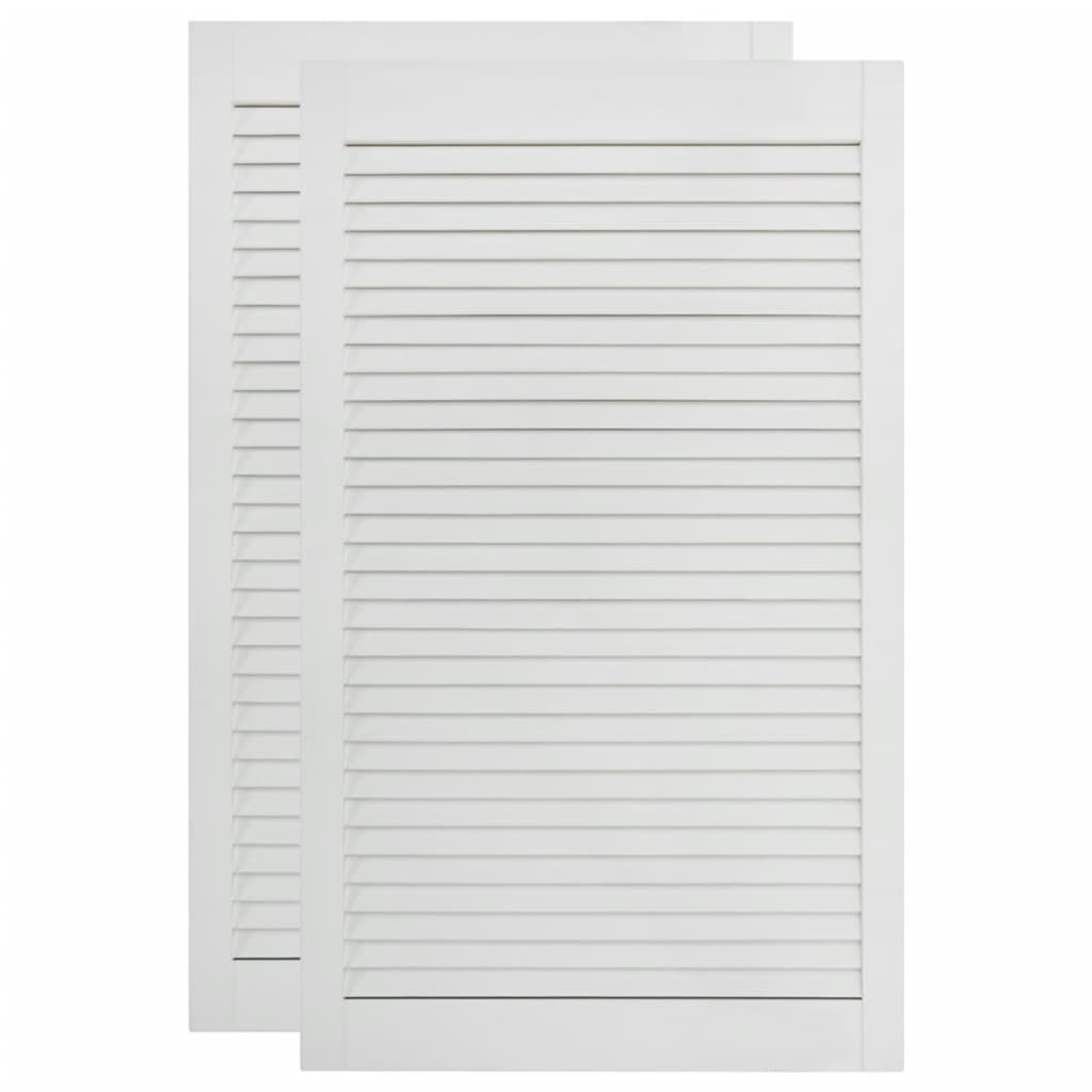 Ante a persiana 2 pezzi 99,3 x 49,4 cm legno di pino massiccio bianco 02_0003912