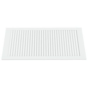 Ante a Lamelle 4 pz Legno Massello di Pino Bianche 99,3x49,4 cm cod mxl 65537