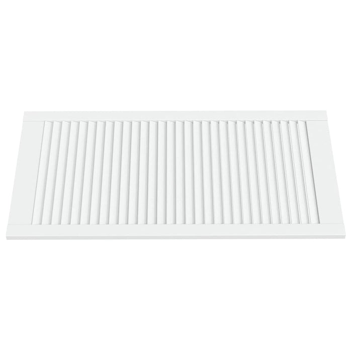 Ante a Lamelle 4 pz Legno Massello di Pino Bianche 99,3x49,4 cm cod mxl 65537