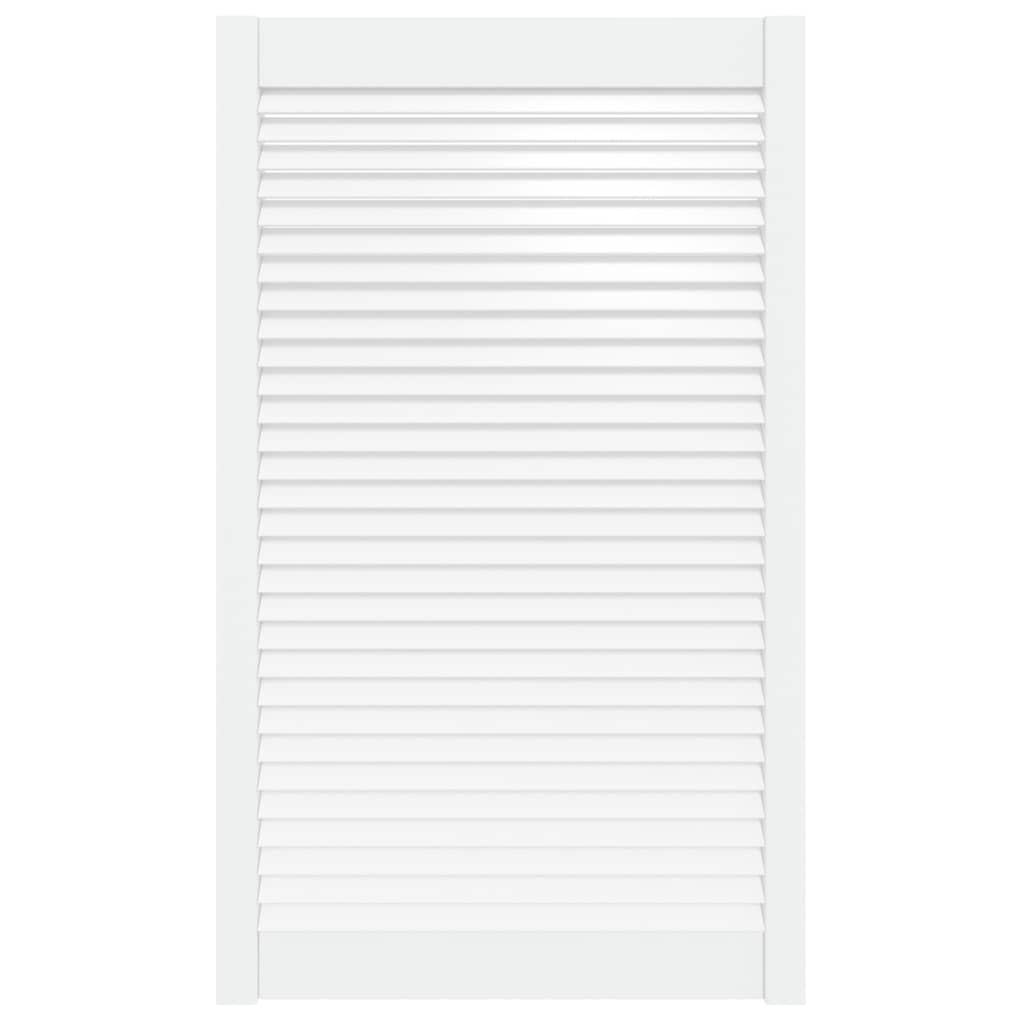 Anta a Lamelle Bianca 99,3x59,4 cm in Legno di Pino 151175