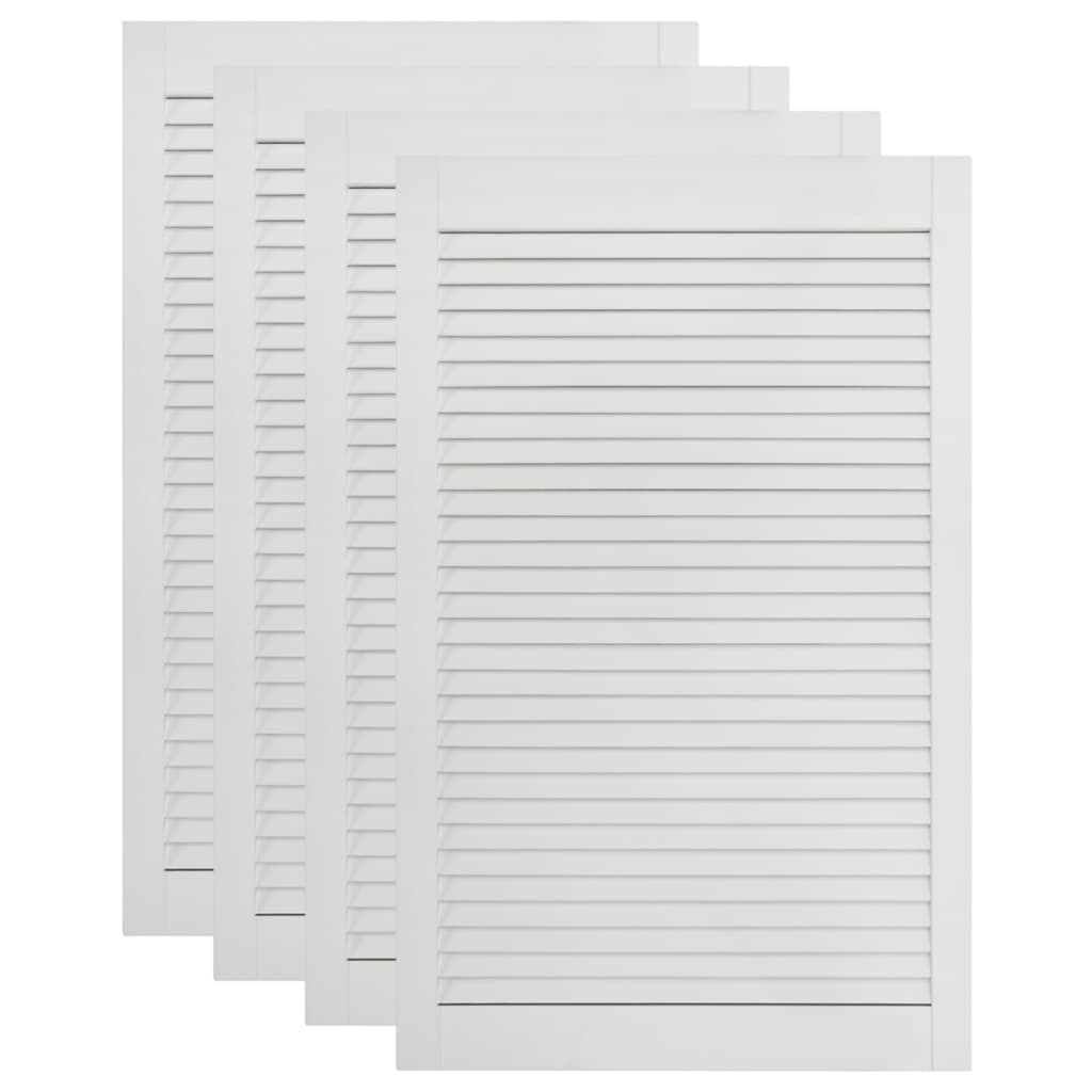 Ante a persiana 4 pezzi in legno massello di pino bianco 99,3 x 59,4 cm 02_0003937