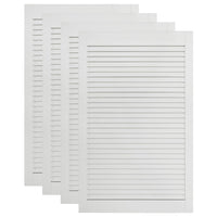 Ante a persiana 4 pezzi in legno massello di pino bianco 99,3 x 59,4 cm 02_0003937
