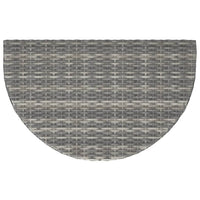 Tavolo da Giardino Grigio 80x50x75 cm in Polyrattan 316655
