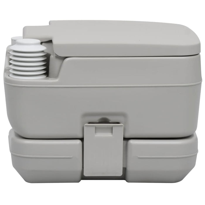 Toilette Portatile da Campeggio con Tenda 10+10 L 3081889