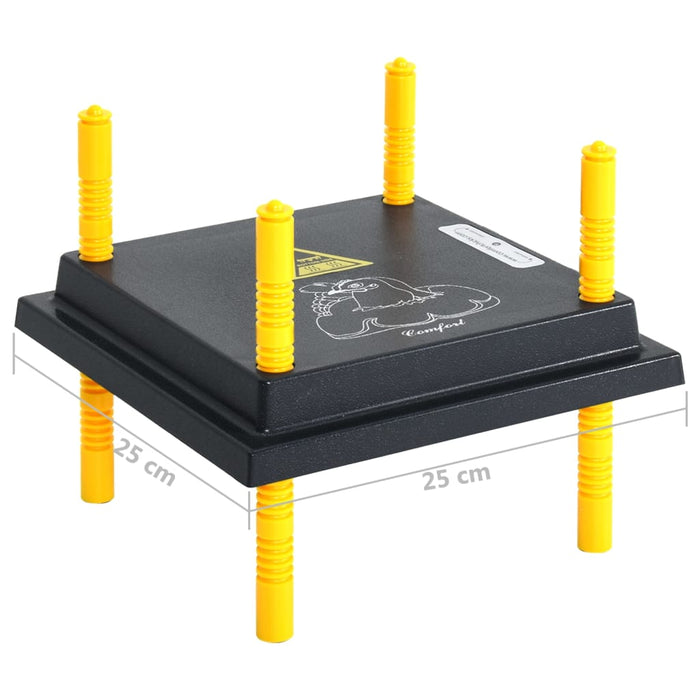 Chioccia Artificiale Piastra per Pulcini e Anatroccoli 25x25 cm 171436