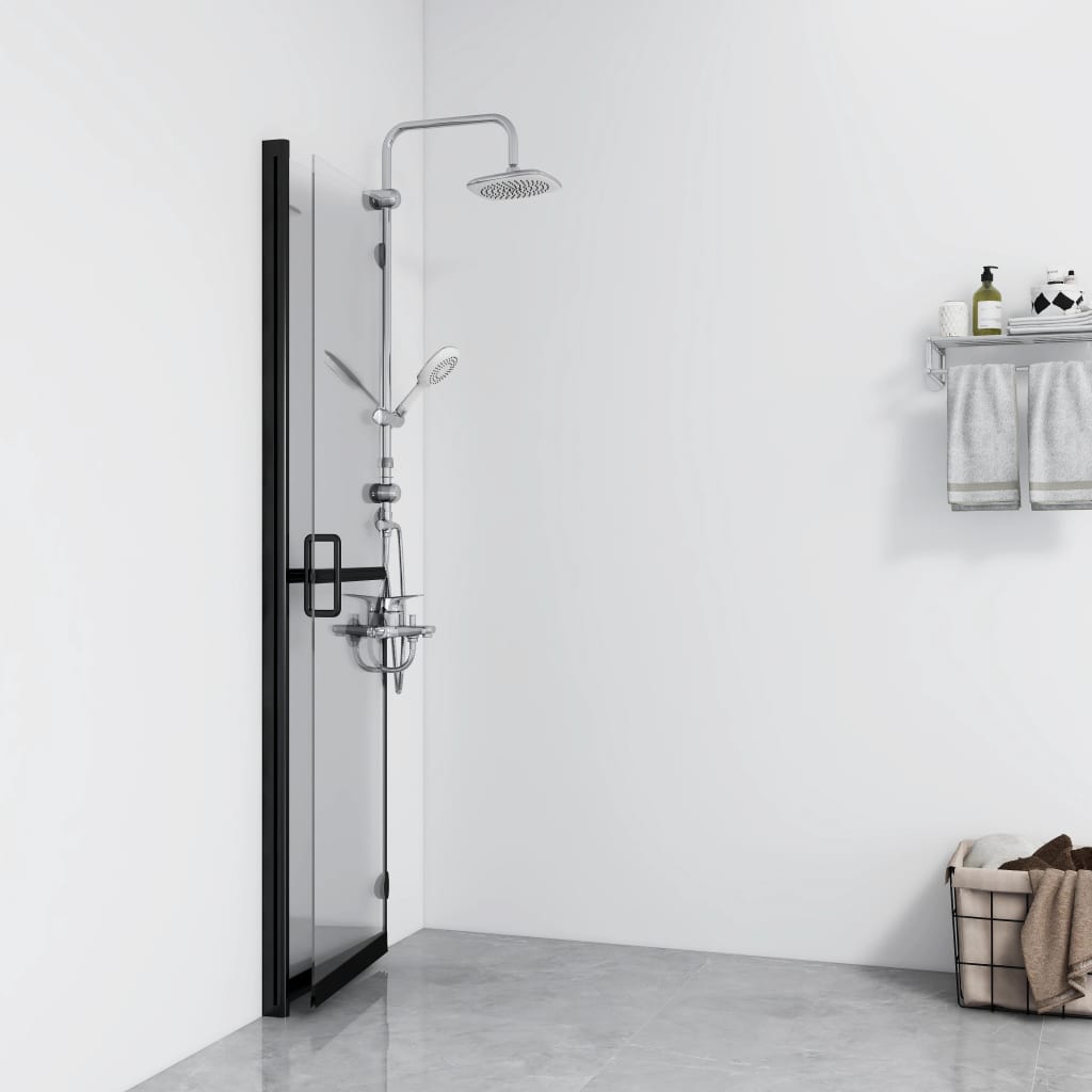Parete per Doccia Walk-in Pieghevole in Vetro ESG 100x190 cm cod mxl 45251