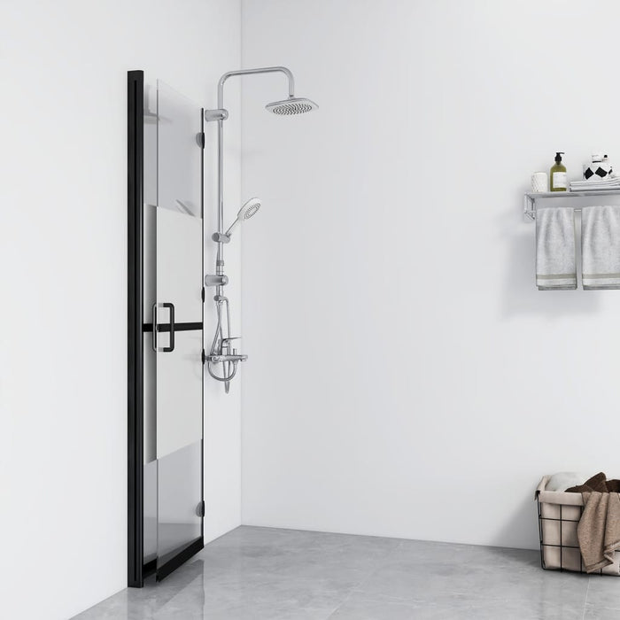 Parete per Doccia Walk-in Pieghevole in Vetro ESG 100x190 cm cod mxl 42931