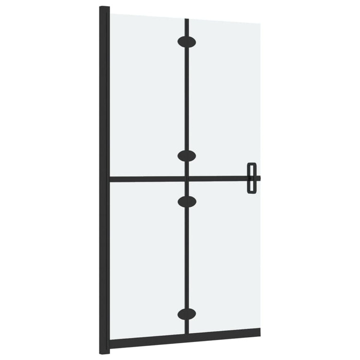 Parete per Doccia Walk-in Pieghevole in Vetro ESG 70x190 cm 151192