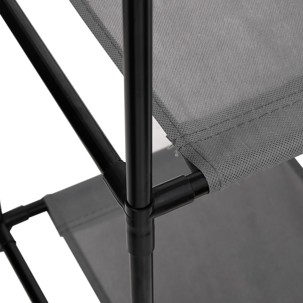 Armadietto con 3 Cassetti in Tessuto Grigio 34x34x101cm Acciaio cod mxl 49170