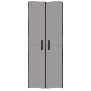 Scarpiera Grigia 60x30x166 cm Tessuto 337259