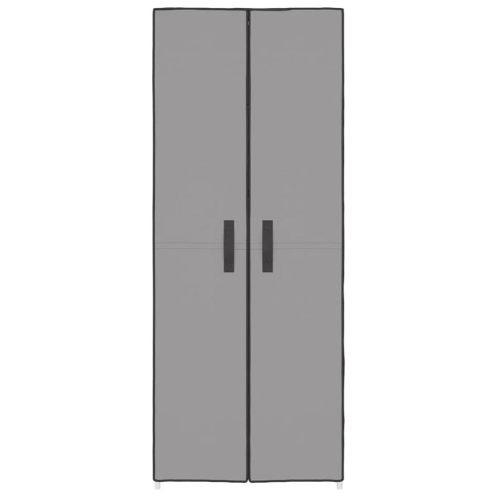 Scarpiera Grigia 60x30x166 cm Tessuto 337259