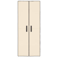 Scarpiera Crema 60x30x166 cm Tessuto 337260