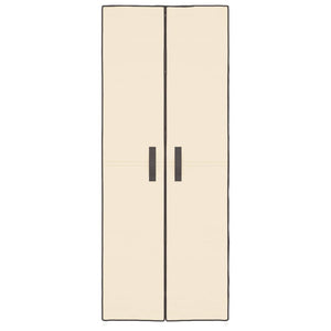 Scarpiera Crema 60x30x166 cm Tessuto 337260