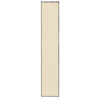 Scarpiera Crema 60x30x166 cm Tessuto 337260