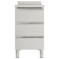 Mobiletto da cucina-Armadio da cucina commerciale con 3 cassetti 50x60x96 cm