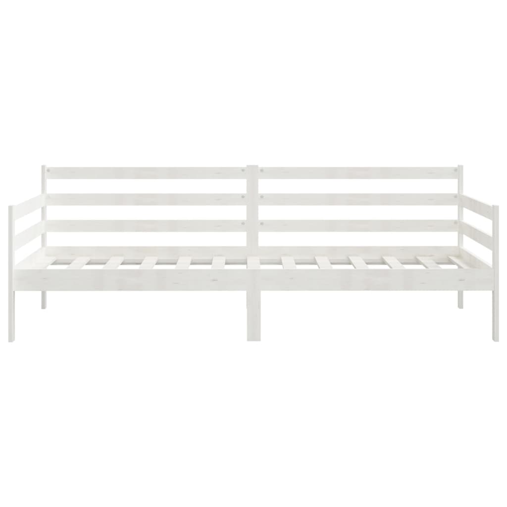 Dormeuse Bianca in Legno Massello di Pino 90x200 cm cod mxl 58940