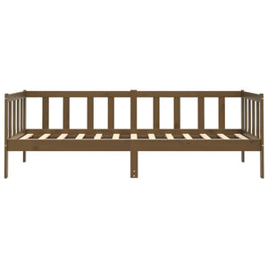 Dormeuse Marrone Miele in Legno Massello di Pino 90x200 cm cod mxl 59704