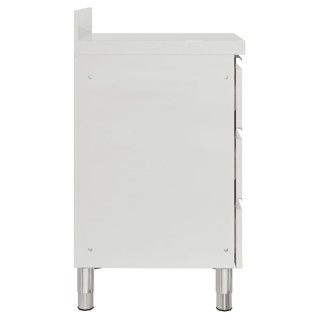 Mobili da cucina commerciali con 3 cassetti 2 pz 50x60x96 cm 3081935