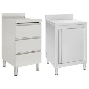 Lto di 2 mobili da cucina 96 cm acciaio inox professionale 02_0000006