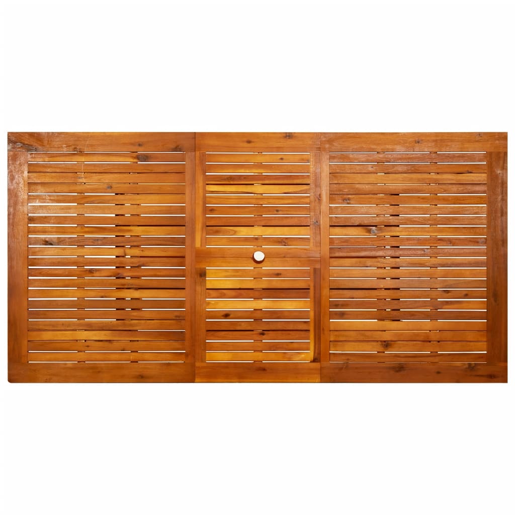 Tavolo da Pranzo per Esterni (150-200)x100x75cm Massello Acacia 316564